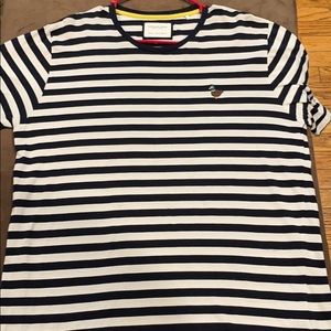 Denim and flower shirt xl